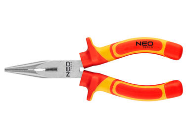 Zdjęcie: Szczypce wydłużone proste 180 mm 1000V, CrV, polerowane NEO