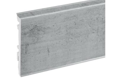 Zdjęcie: Listwa przypodłogowa PVC Masterline 1,3x8 cm, 2,2 m Greystone Mat CEZAR