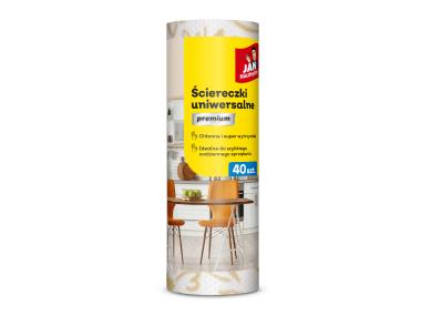 Zdjęcie: Ściereczki na rolce premium 40 sztuk JAN NIEZBĘDNY