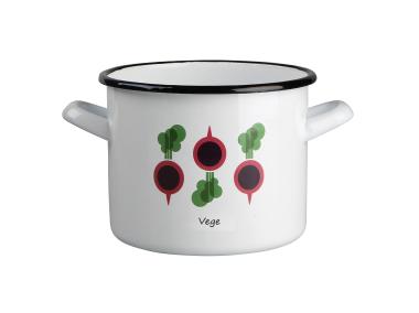 Zdjęcie: Garnek Modern vege burak prosty 16 cm - 2,4 L biały SILESIA