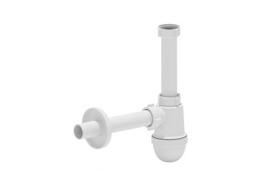 Zdjęcie: Syfon do umywalki butelkowy bez spustu, odpływ fi 40 mm TYCNER