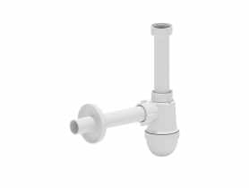 Syfon do umywalki butelkowy bez spustu, odpływ fi 40 mm TYCNER