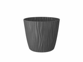 Doniczka Sahara 18 cm 07614 szary GALICJA