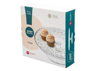 Zdjęcie: Patera szklana Flora na stopce średnica 28 cm ALTOM DESIGN