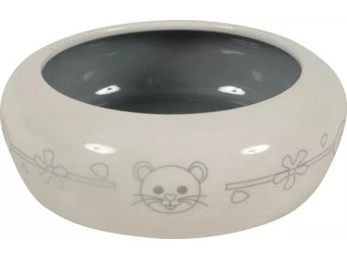 Zdjęcie: Miska ceramiczna dla gryzonia 250 ml beżowa, szara ZOLUX