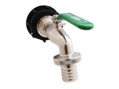 Zdjęcie: Korek 55/60 z zaworem kulowy czerpalnym farmer 1"x1 11/4", do zbiornika 1000l ibc CALIDO