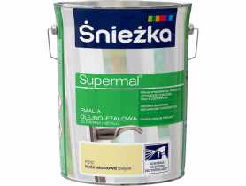 Emalia Supermal kość słoniowa F570 5L ŚNIEŻKA