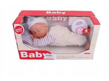 Zdjęcie: Lalka bobas z poduszką 33 cm zabawka MIDEX