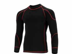 Koszulka z długim rękawem Tencel czarna, "2XL/3XL, CE, LAHTI PRO