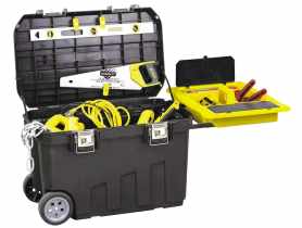Skrzynia na kołach 24 Galony, metalowe zacz. 759x473x486 mm  STANLEY