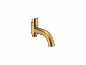 Wylot wannowy do kompletacji z deszczownią Moza Brushed gold KFA