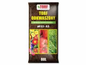 Torf odkwaszony  pH 5,5-6,5 80L TORF NOWY CHWALIM