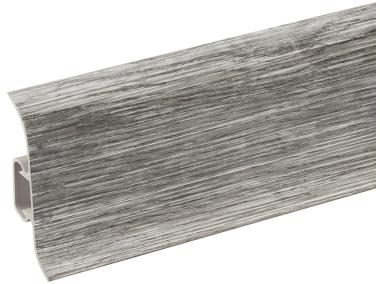 Zdjęcie: Listwa przypodłogowa PVC Premium Classic 22x59 mm; 2,20 m Dąb Argentum Mat CEZAR