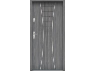 Zdjęcie: Drzwi wejściowe do mieszkań Bastion R-63 Mokka 90 cm prawe OSPŁ KR CENTER