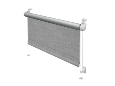 Zdjęcie: Roleta Mini Thermo Struktura 496 szary 97x150 cm GARDINIA