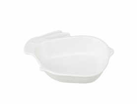 Naczynie zajączek 13,5x10,5x3,5 cm porcelana kremowa ALTOMDESIGN