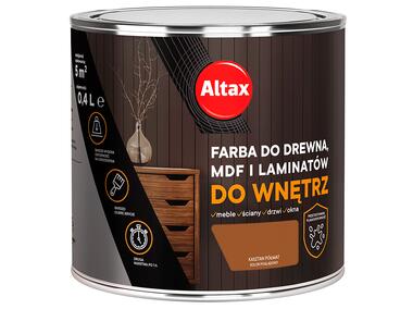 Zdjęcie: Farba do drewna,MDF i laminatów do wnętrz 0,4 L kasztan ALTAX