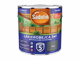 Lakierobejca dekoracyjno-ochronna 3w1 - 2,5 L szary SADOLIN