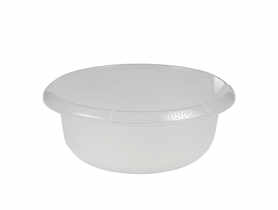 Miska okrągła 28 cm 3,5 L z wylewką Transparent (10553) KEEEPER