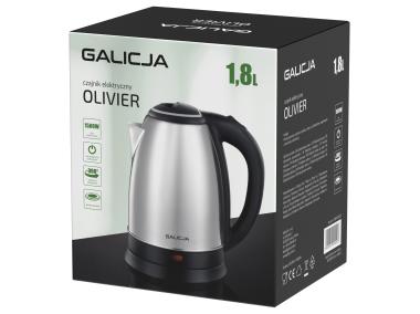 Zdjęcie: Czajnik elektryczny Olivier 1,8 L stalowy GALICJA