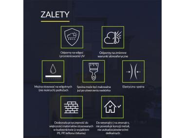 Zdjęcie: Klej montażowy biały FIX2 Elastic 290 ml TYTAN PROFESSIONAL