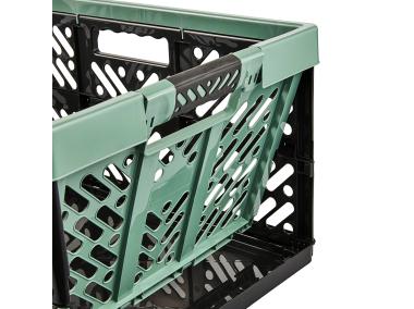 Zdjęcie: Kosz składany Ben z miękkimi uchwytami 45 L nordic green KEEEPER