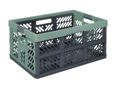 Zdjęcie: Kosz składany Ben z miękkimi uchwytami 45 L nordic green KEEEPER