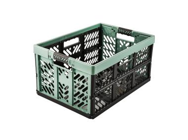 Zdjęcie: Kosz składany Ben z miękkimi uchwytami 45 L nordic green KEEEPER