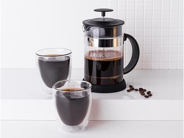 Zdjęcie: Zestaw Andrea zaparzacz 800 ml + 2 szklanki termiczne 300 ml ALTOM DESIGN
