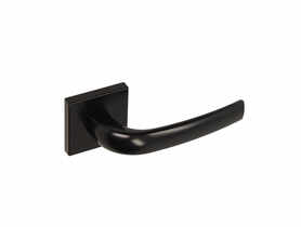 Klamka wewnętrzna Fiolla DH-26 szyld dzielony kwadratowy czarny matowy GAMET