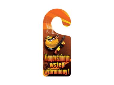 Zdjęcie: Oznaczenie F19 8x19/S "Nieupoważnionym wstęp wzbroniony!" zawieszka METRO