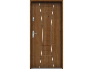 Zdjęcie: Drzwi wejściowe do mieszkań Bastion R-63 Olcha 80 cm prawe ODR KR CENTER