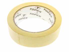 Taśma malarska 30 mm x 40y, żółta  TOPEX