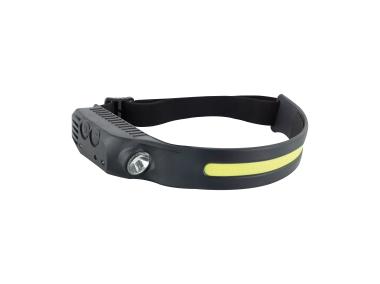 Zdjęcie: Latarka czołowa LED Lume  1 +3 W czarny STRUHM