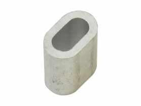 Zacisk linowy aluminiowy podłużny 3 mm, 2 sztuki STAHL