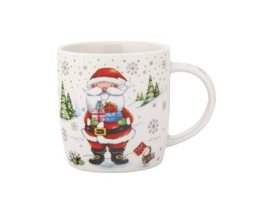 Zdjęcie: Kubek Mikołaj 400 ml z okularami świątecznymi ALTOM DESIGN