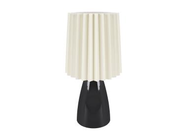 Zdjęcie: Lampka stołowa Malma E14 kolor czarny max 25 W STRUHM