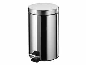 Kosz na pedał Basic 3 L chrom BISK