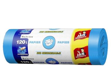 Zdjęcie: Worki do segregacji niebieskie Easy Pack 120 L - 10 szt. JAN NIEZBĘDNY