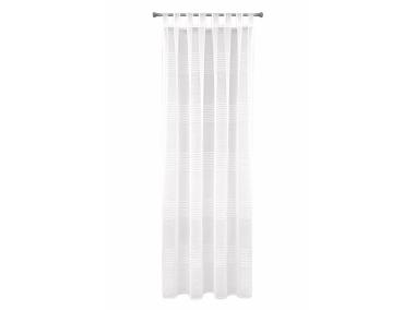 Zdjęcie: Firana Glow biała 140x250 cm na szelkach EUROFIRANY