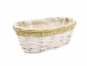 Osłonka wiklinowa 27x14x9 cm owalna TIN TOURS