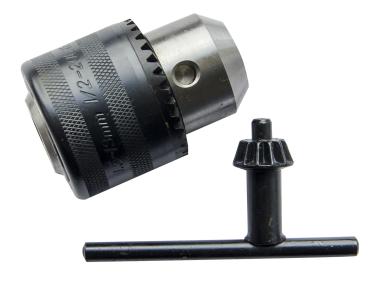 Zdjęcie: Uchwyt wiertarski 13mm 3/8 z kluczykiem - blister - HOME TOOLS