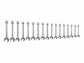 Klucze płasko-oczkowe 8-32 mm, zestaw 17 sztuk NEO