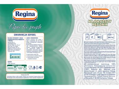 Zdjęcie: Ręcznik papierowy Najdłuższy Ręcznik biały 1 rolka REGINA