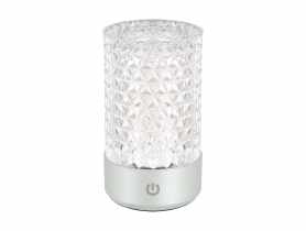 Lampka stołowa SMD LED Dubai Crystal WW kolor przezroczysty max 2 W STRUHM