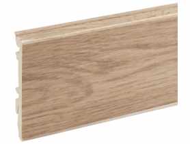 Listwa przypodłogowa PVC Masterline 1,3x8 cm, 2,2 m Light Coffee Mat CEZAR