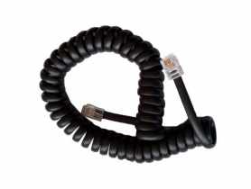 Kabel telefoniczny 7 mb słuchawka czarny TEL0032A-7,5 BODEX