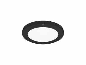 Plafoniera z czujnikiem ruchu Olgierd LED C MVS 12 W CCT kolor czarny STRUHM