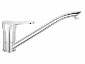 Bateria zlewozmywakowa stojąca Isso, chrom FERRO