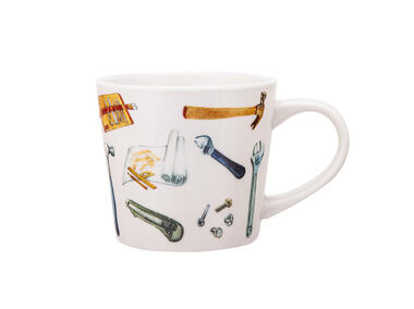 Zdjęcie: Kubek Stożek 400 ml dekor Majsterkowicz Color Box ALTOMDESIGN